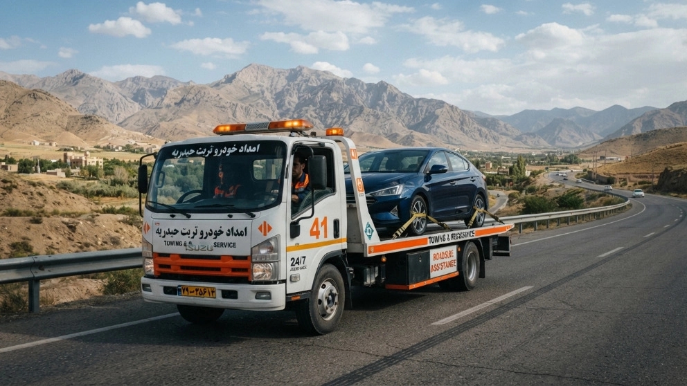 امداد خودرو مطمئن برای خرابی خودرو در تربت حیدریه